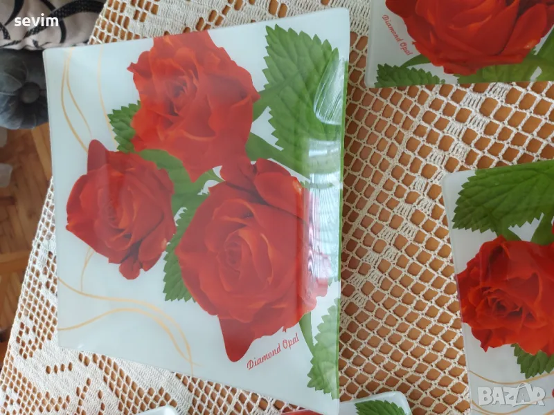 Стъклен комплект от 2 части, снимка 1