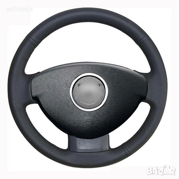 Кожен калъф за волан шиещ Dacia Duster, Lodgy, Sandero, снимка 1