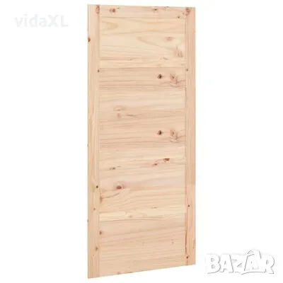 vidaXL Плъзгаща се врата 90x1,8x204,5 см масивно борово дърво（SKU:824618）, снимка 1