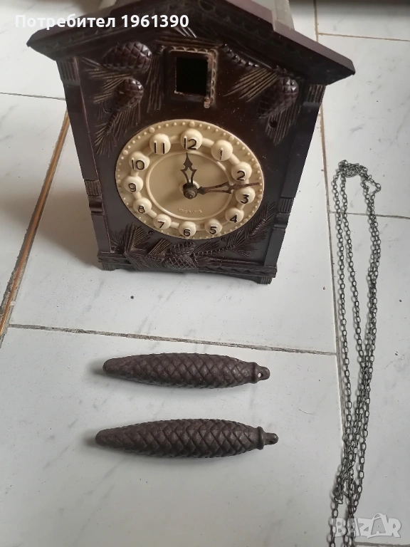 Ретро стенен часовник 50 евро, снимка 1