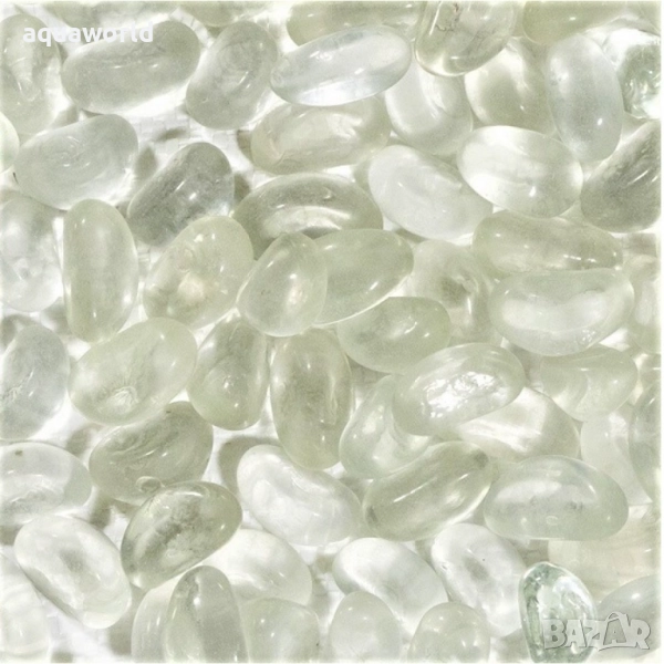 "ПРОМОЦИЯ" Стъклени камъчета прозрачно стъкло, снимка 1