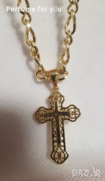 Луксозна верижка със златно покритие 14 К, снимка 1