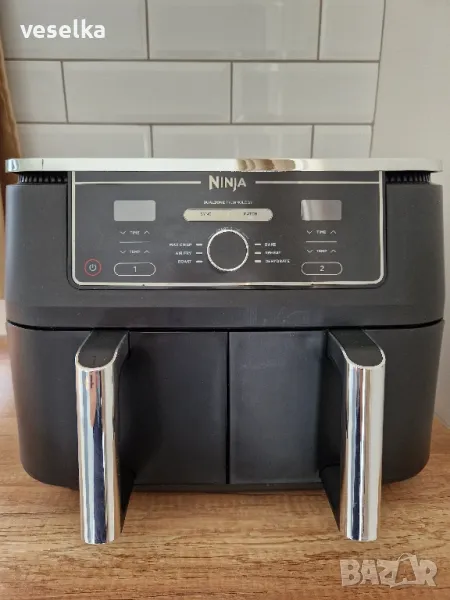 Фритюрник с горещ въздух Ninja AF400EU, 2470W, 9.5 л, 6 програми, Черен Air Fryer, снимка 1