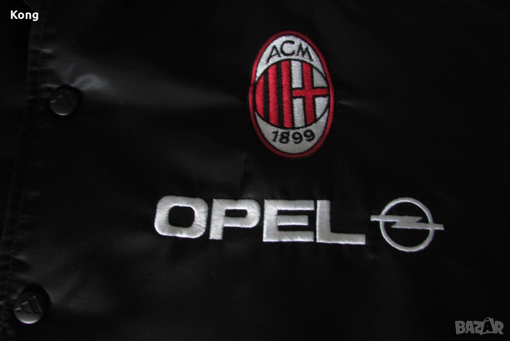 мъжко яке AC MILAN Adidas Equipment Italia бомбър Missing link с качулка Милан OPEL Италия, снимка 1