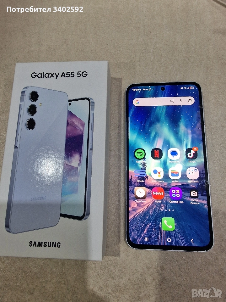 Samsung galaxy A 55 8gb ram 256gb памет, снимка 1