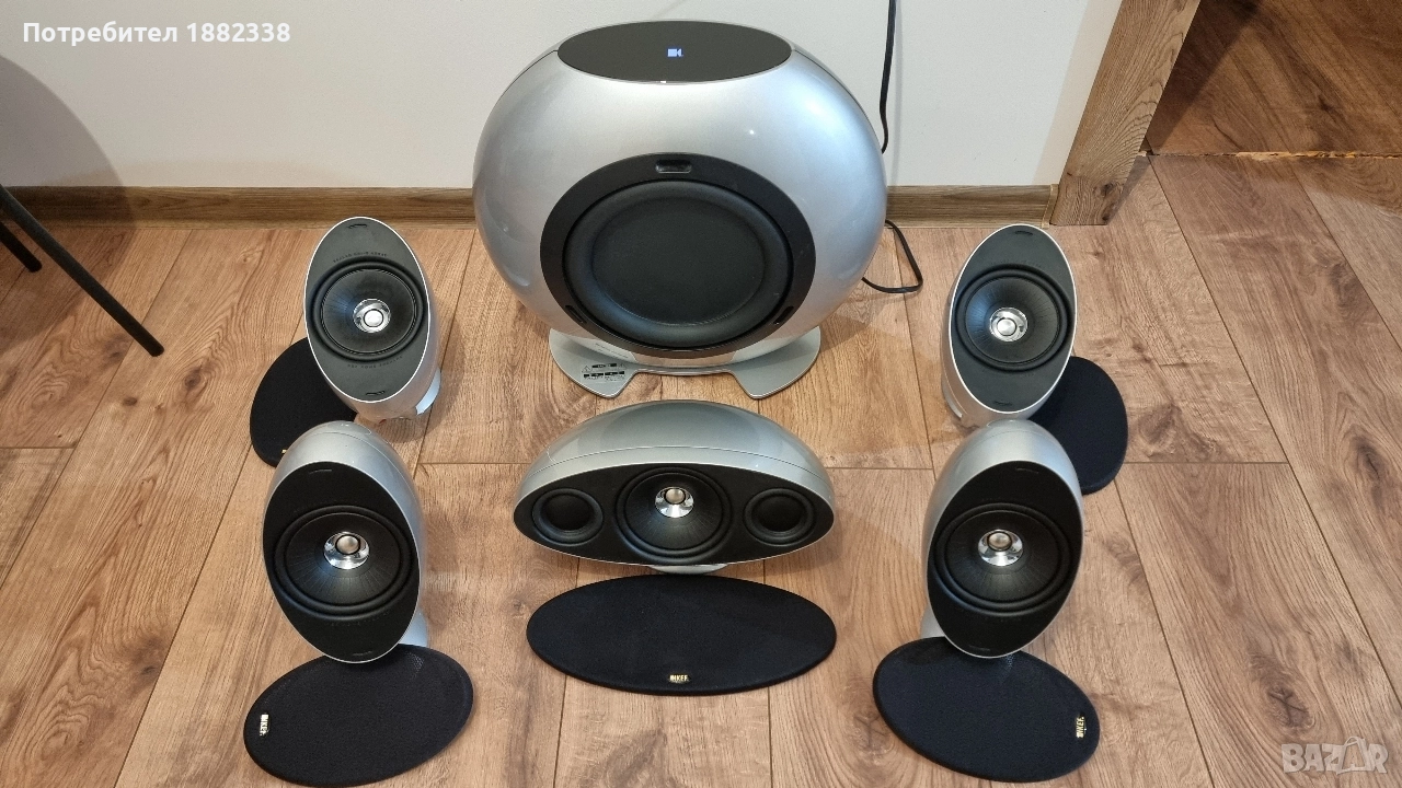 KEF KHT 3000 5.1 система за домашно кино, снимка 1