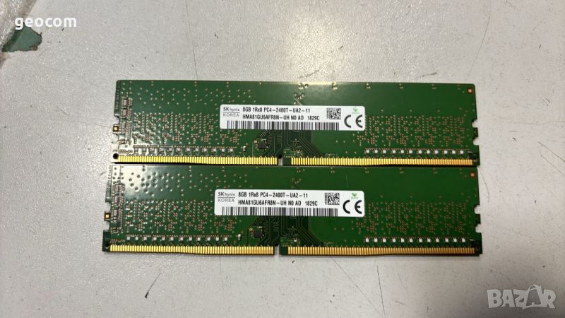 16GB (2x8GB) DDR4 SK-Hynix PC4-2400Т (2400-Mhz,CL-18,1.2V), снимка 1