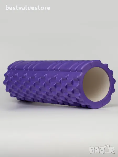 Масажен Уред Foam Roller 45см Лилав, снимка 1