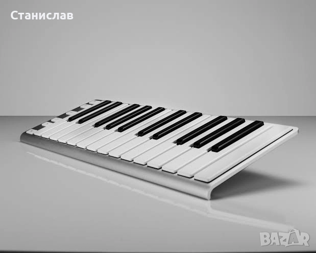 CME Xkey 25 Silver USB Midi Keyboard, снимка 1