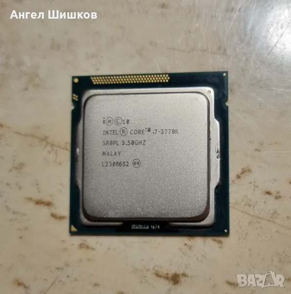 Intel Core Quad i7-3770k SR0PL 3500MHz 3900MHz(turbo) L2-1MB L3-8MB TDP-77W Socket 1155, снимка 1