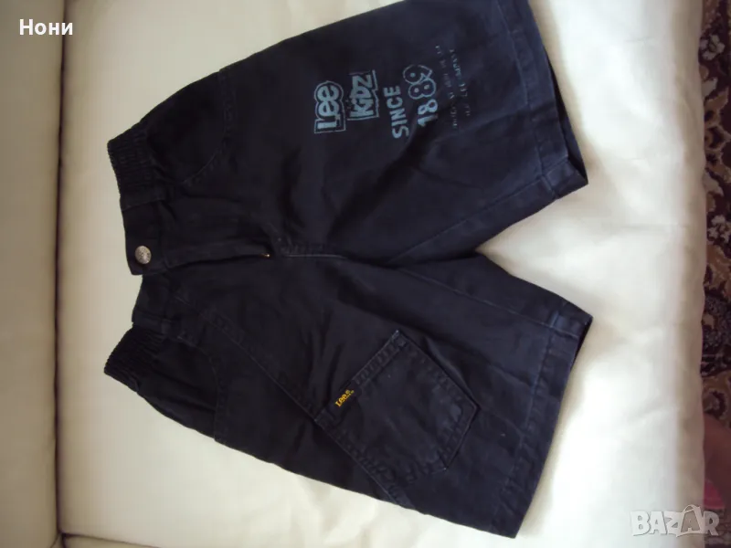 Детски дънкови къси панталони на LEE , снимка 1