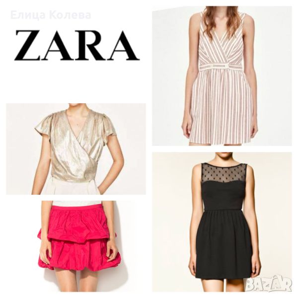 Zara рокля, топ, пола, снимка 1