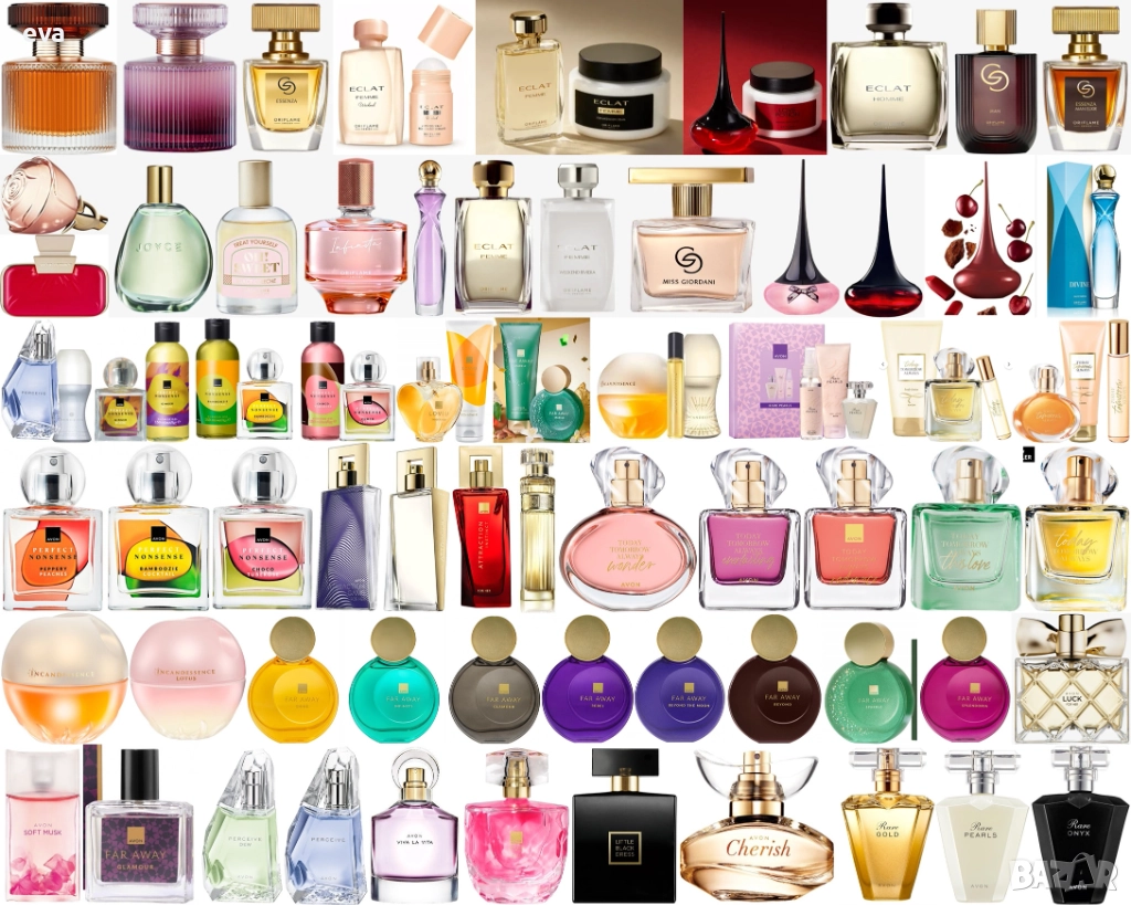 НАЛИЧНИ - парфюми и тоалетни води AVON, ORIFLAME, снимка 1