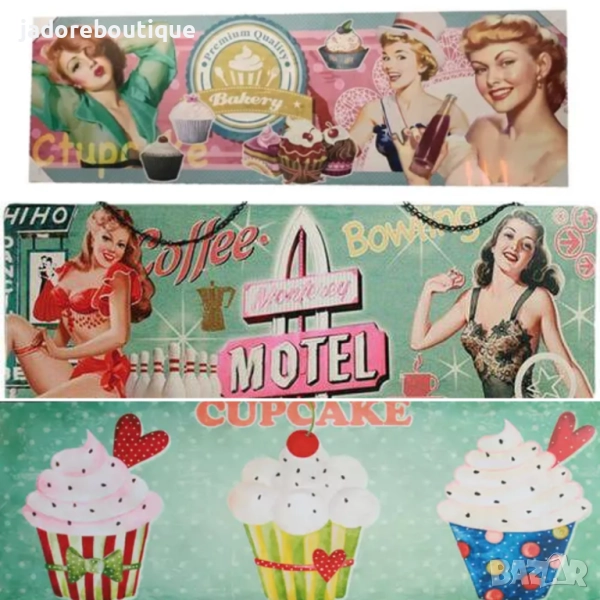 Метални табели 15х45 см Ретро стил - различни видове, снимка 1