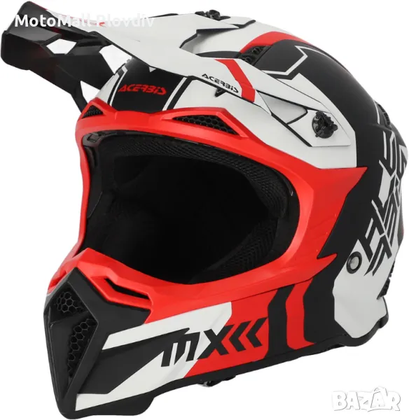 КАСКА Acerbis PROFILE 5 WHITE/RED, снимка 1