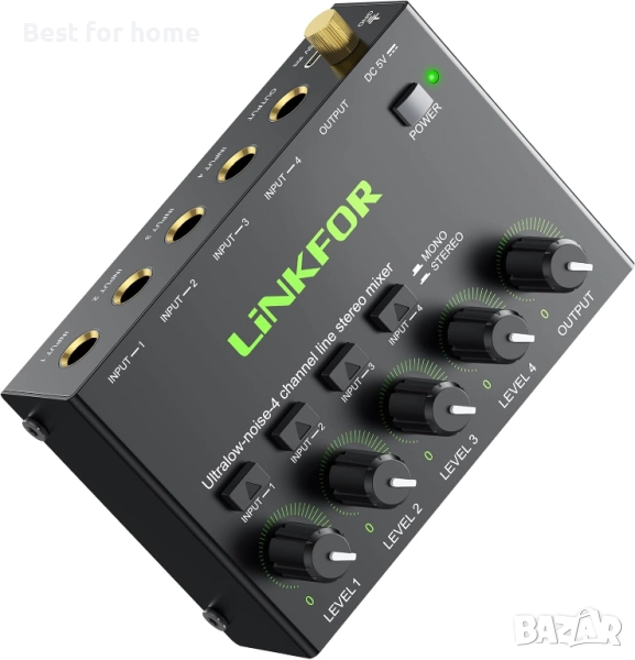  4-канален аудио миксер , снимка 1