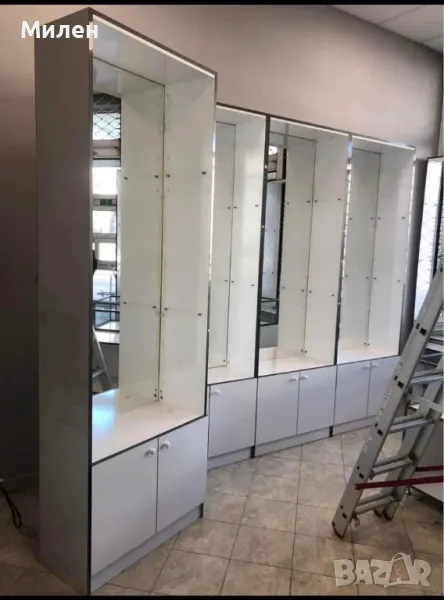 Рафтове, стелажи, витрини, огледало, шкафове, етажерки, снимка 1