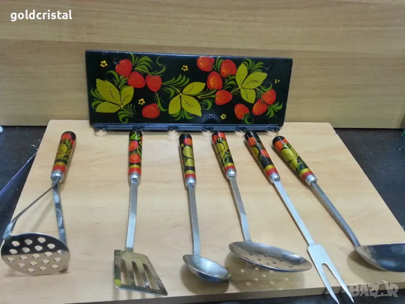 руски прибори за готвене сервиране хохлома , снимка 1