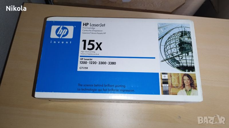 Тонер касета за HP LaserJet 15A - Black Original  HP  C7115A, снимка 1