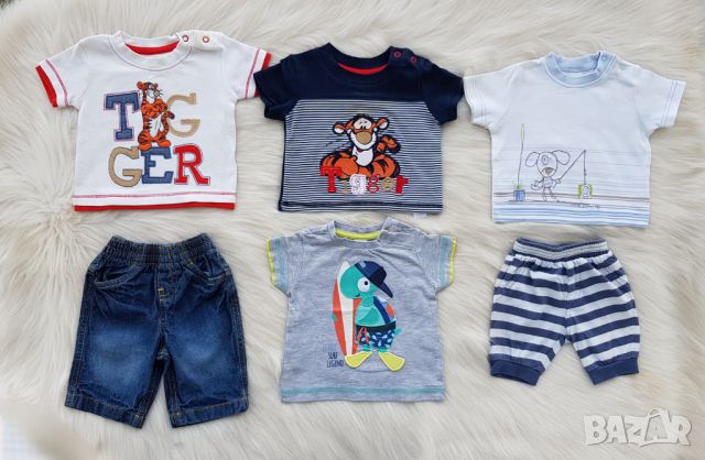 Бебешки дрешки за момче 0-3 месеца Next, F&F и George, снимка 1 - Комплекти за бебе - 45839490