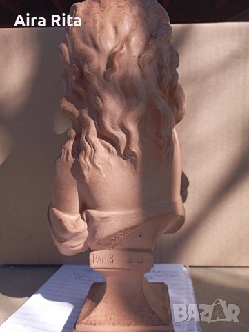 Бюст на младо момиче,ФРАНЦИЯ., снимка 4 - Антикварни и старинни предмети - 53858362