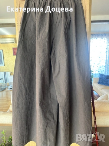 Тъмнокафяв панталон-пола, снимка 3 - Панталони - 53807171