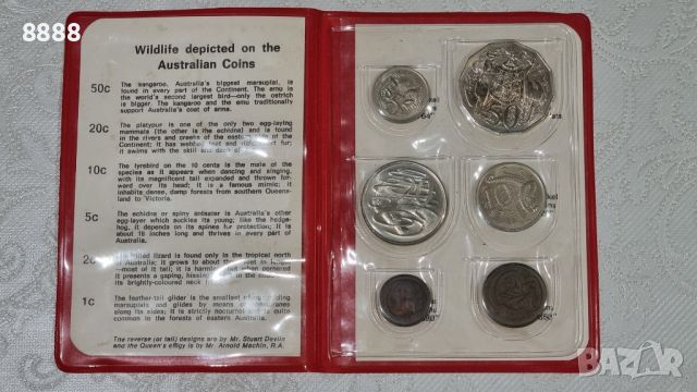 Комплект от 6 монети Австралия 1974 UNC монетен двор  , снимка 5 - Нумизматика и бонистика - 45687222