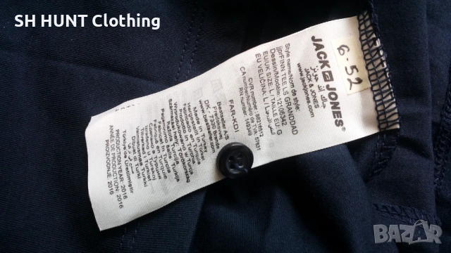 JACK & JONES FINN TEE LS GRANDDAD Размер M блуза с дълъг ръкав 6-52, снимка 7 - Блузи - 53209859