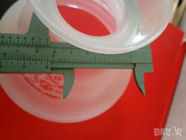 Куполно стъклен за лампа, снимка 5 - Настолни лампи - 53777829