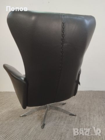 Hjort Knudsen – Кресло Opus – естествена кожа, снимка 13 - Дивани и мека мебел - 46419495
