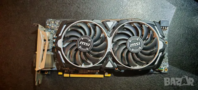 Продавам Перфектна Видео Карта MSI Armor RX 580 8Gb Неразличима от Нова, снимка 5 - Видеокарти - 48431065