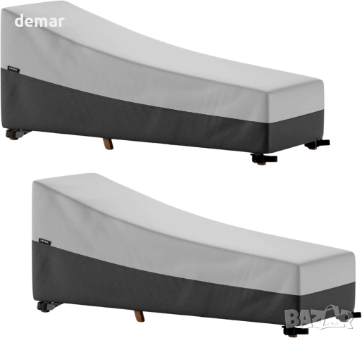 EVRBUL 2 бр. 213Д x 81Ш x 81В см здрави 420D водоустойчиви калъфи за шезлонги