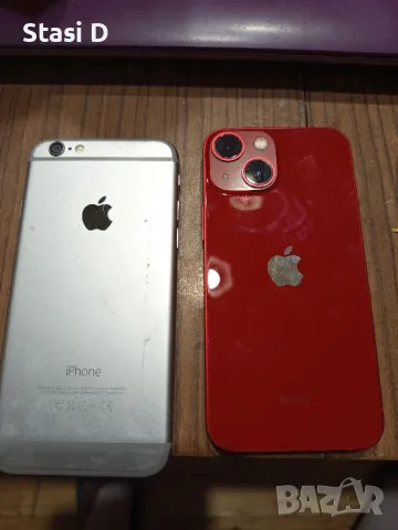 Iphone 13 mini и Iphone 6, снимка 1