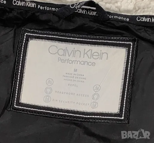 ДЕБЕЛА ДАМСКА ГРЕЙКА CALVIN KLEIN PERFORMANCE ЕТИКЕТ ЕЛЕК ЕЛЕЧЕ ЦИП, снимка 7 - Елеци - 47159256