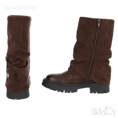 Дамски уестърн и байкерски ботуши, 2цвята , снимка 6 - Дамски ботуши - 51254328