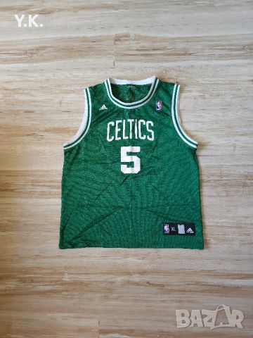 Оригинален баскетболен потник Adidas x Boston Celtics NBA x Garnett, снимка 1 - Детски тениски и потници - 45203287
