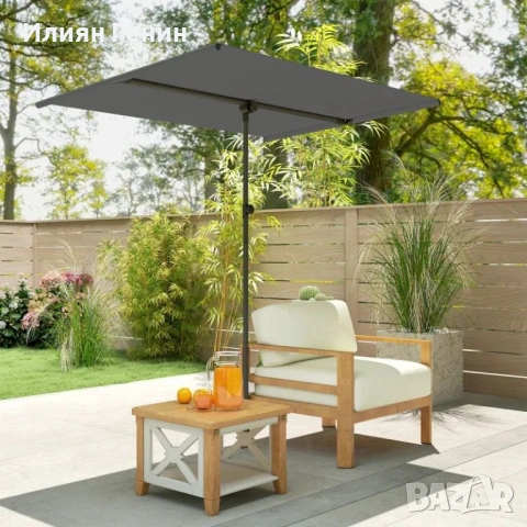 Градински чадър Outsunny, снимка 6 - Градински мебели, декорация  - 53922404