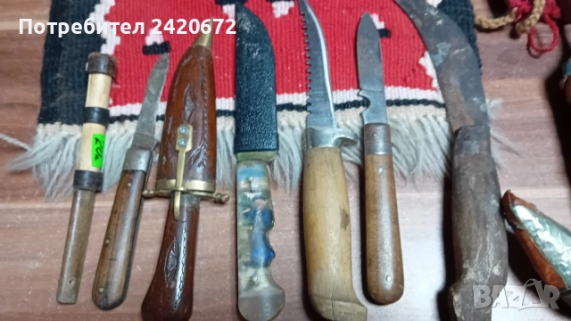 ловни,ковани ками ,ханджари,кумая,ножове, снимка 3 - Антикварни и старинни предмети - 52070906