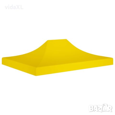 315374 vidaXL Party Tent Roof 4,5x3 m Yellow 270 g/m²（SKU:315374, снимка 1 - Градински мебели, декорация  - 46246086