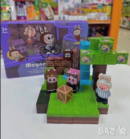 Конплект Магнинтни кубчета Лабубу Labubu