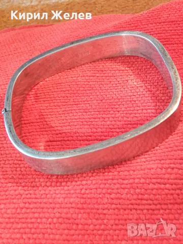 КЛАСИЧЕСКА РЕТРО АРТ СТИЛ СРЕБЪРНА ГРИВНА СРЕБРО 925 СТАРА МАЙСТОРСКА РЪЧНА ИЗРАБОТКА 42361, снимка 17 - Гривни - 48485863