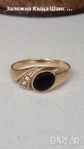 Vintage златен пръстен 14 карата , снимка 4 - Пръстени - 46444803