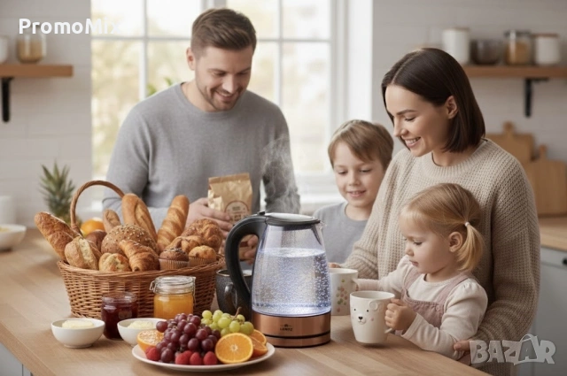 Електрическа кана за вода Lenz 1850 2200W кана за топла вода чайник, снимка 2 - Кани - 53524569