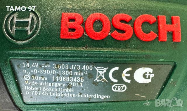 Bosch PSR 14,4 Li-2 - Akумулаторен винтоверт 14.4V, снимка 6 - Винтоверти - 45286690