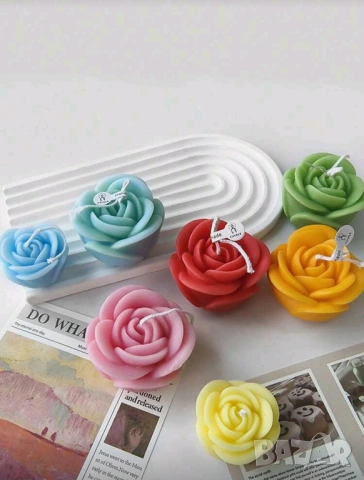 Молд роза средна М, снимка 5 - Форми - 54110551