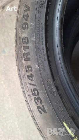 2бр.гуми 235 45 18 KUMHO, снимка 5 - Гуми и джанти - 53890591