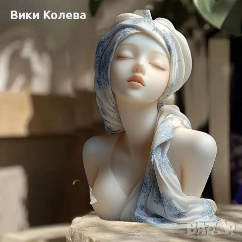 Силиконови молдове „Антични бюстове“ – Давид и Спящо момиче (за свещи и гипс) Описание:, снимка 9 - Форми - 52897757