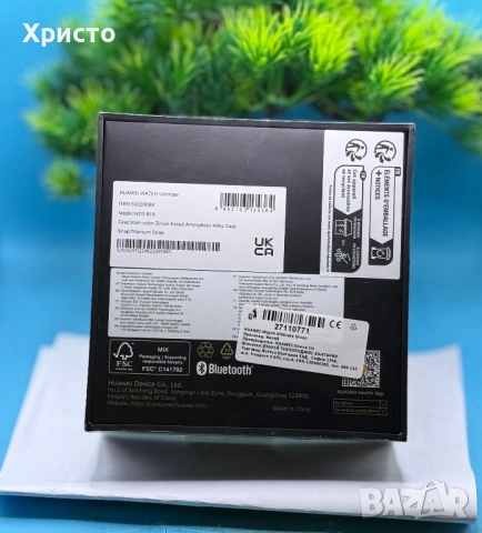 НОВ!!! Смарт часовник Huawei Watch Ultimate, Titanium Green , снимка 6 - Смарт часовници - 52437476