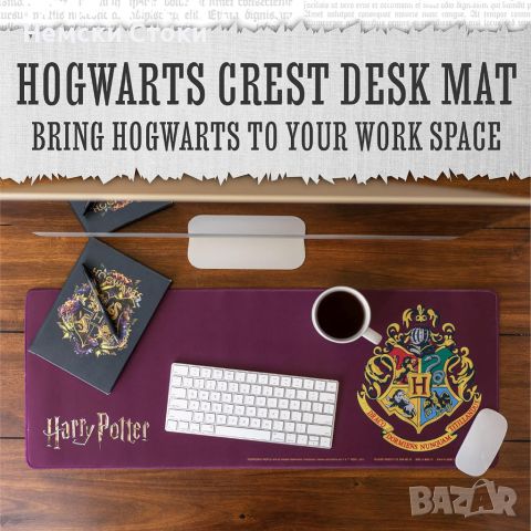 Подложка за мишка Harry Potter Hogwarts лицензиран продукт, снимка 3 - Клавиатури и мишки - 45196513