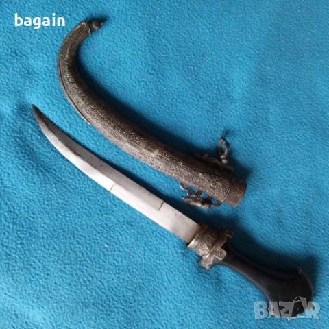 Кама, ханджар, кумая, сребро., снимка 5 - Антикварни и старинни предмети - 54085925